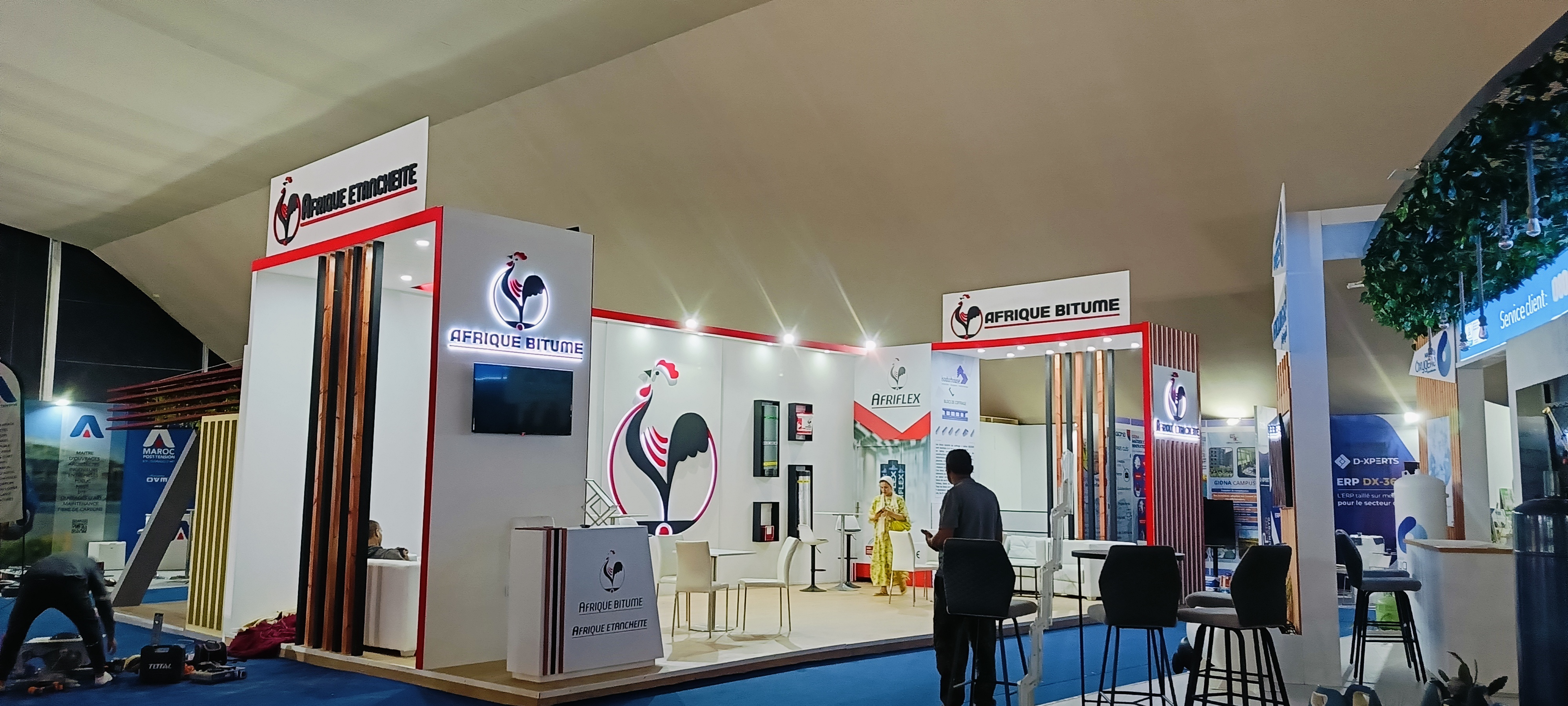 Stand Afrique Bitume - Vue réalisée