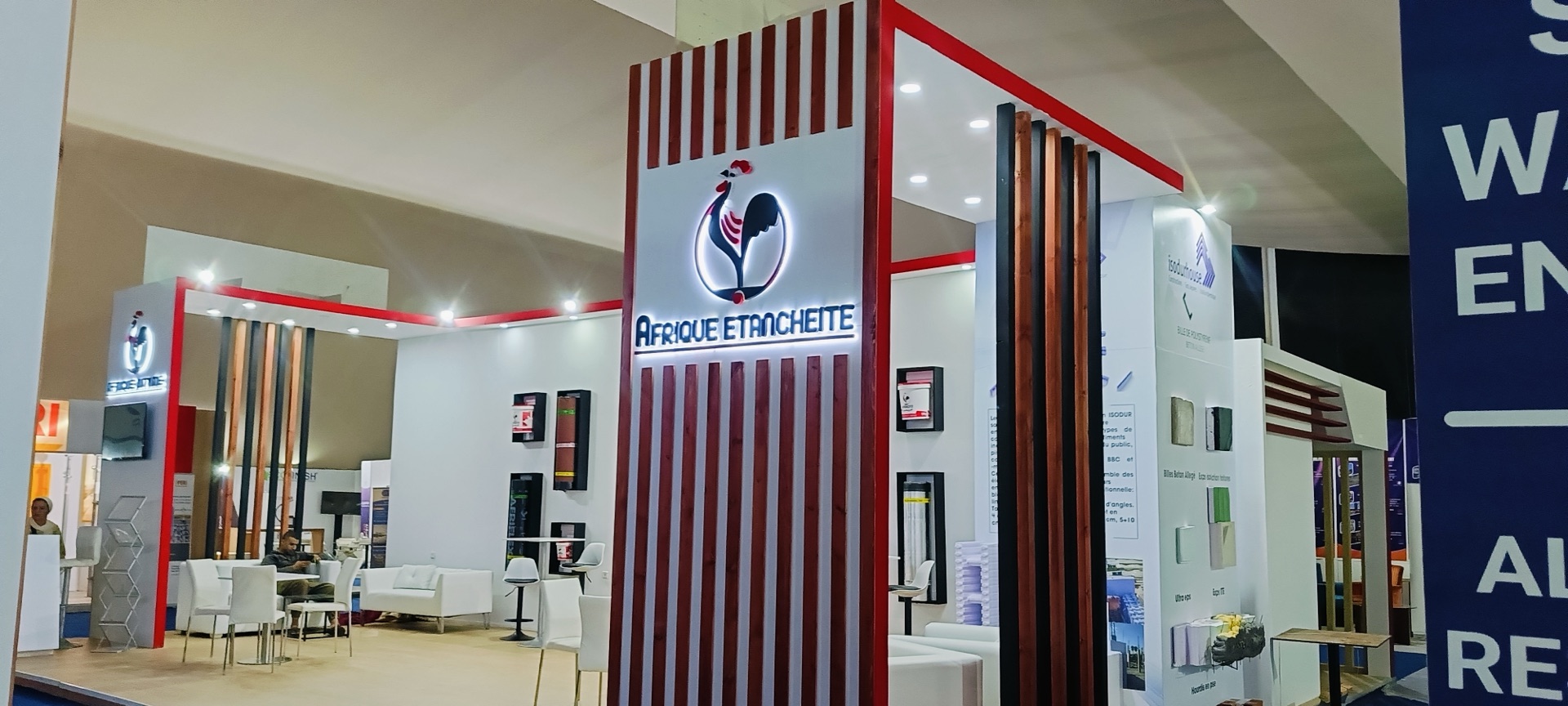 Stand Afrique Etanchéité — vue salon